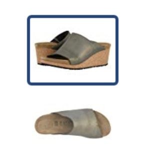 Birkenstock Namica Wedge Metallic Gold 39 - NWT